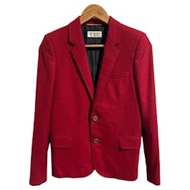 Veste Saint Laurent rouge T.36 Red