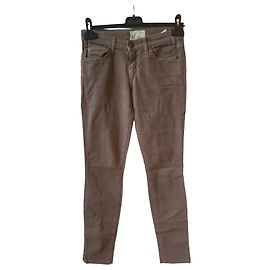 Jeans Current Elliott beige T.25 Beige