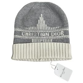 Gorro Dior de lã e cashmere cinza Cinza