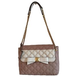 Borsa Marc Jacobs in pelle trapuntata rosa e ecru Rosa