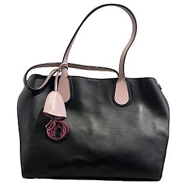 Dior Addict Black Leather Handbag Black