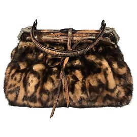 Valentino Garavani Bolsa Valentino de Pele Bege