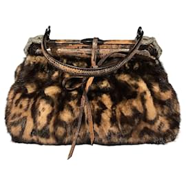 Valentino Garavani Sac Valentino Fourrure Beige