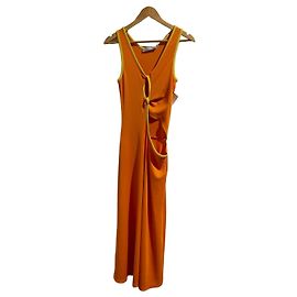 Autre Marque Robe Christopher Esber orange T.38 Orange