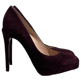 Escarpins Fendi bordeaux T.40 Bordeaux