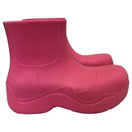 Botines Bottega Veneta Puddle roses T.37 Rosa