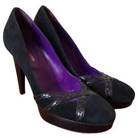 Escarpins Sergio Rossi Noirs T.38 Noir