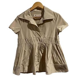 Bluse Marni beige T.34 Beige