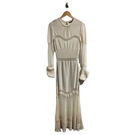 Robe Alexander Mcqueen beige T.M Beige