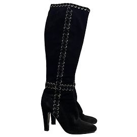 Bottes Prada noires T.35 Noir