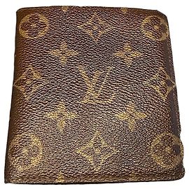 Authentic Louis Vuitton Malletier Porte Cartes 10 Card Holder Brown