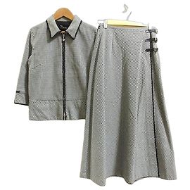 Autre Marque Conjunto de renda Ingeborg Check Branco