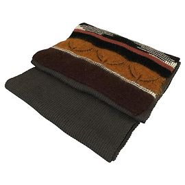 Autre Marque Cachecol de malha de lã Missoni Marrom