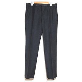 Hermès Hermes Wool Cashmere Blend Trousers Brown Dark grey