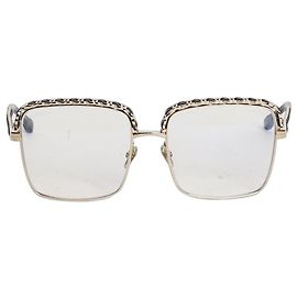 Chanel Gold square frames glasses Golden