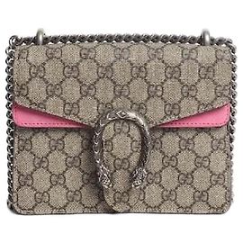 Gucci Bolsa de ombro Dionysus marrom e rosa Marrom