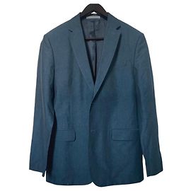 Giacca Kenzo blu navy in cotone e lino Blu scuro