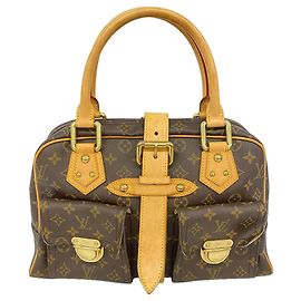 Borsa Louis Vuitton Monogram Manhattan GM Marrone