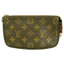 Louis Vuitton Monogram Mini Pochette Accessoires M58009 Marron