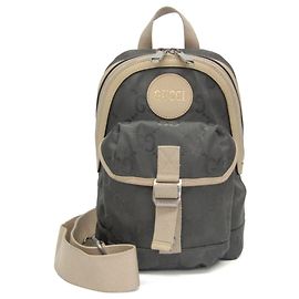 Borsa a tracolla da uomo Gucci Off the Grid Marrone Beige