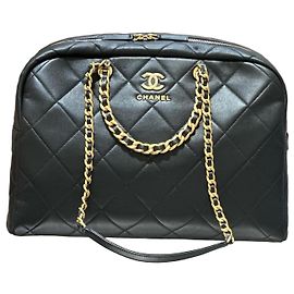 Bolsa Bowling Maxi Chanel Preto