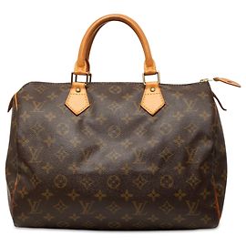Louis Vuitton Marrom Monogram Speedy 30 Marrom