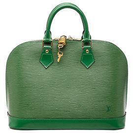 Louis Vuitton Green Epi Alma PM Vert