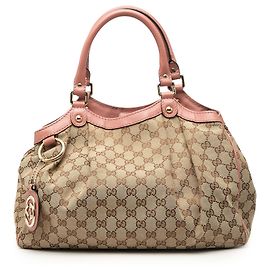 Gucci Beige Medium GG Canvas Sukey Tote Other