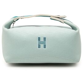 Étui de protection Hermès Blue Small Toile Bride A Brac Bleu Bleu clair