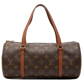 Louis Vuitton Marrom Monogram Papillon 30 Marrom
