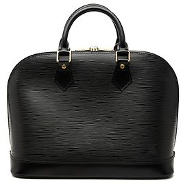 Louis Vuitton Alma PM en cuir Epi noir Noir