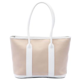 Hermès Garden Party Zip 30 em toile bege e Negonda Outro