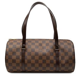 Louis Vuitton Marrom Damier Ebene Papillon 30 Marrom