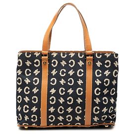 Céline Borsa Celine Blue C Macadam Denim Blu Blu navy