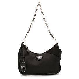 Borsa Prada Black Tessuto Re Edition 2005 Nero