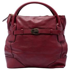 Bolsa Bartow em couro vermelho Burberry Vermelho Bordeaux