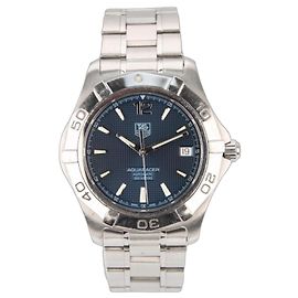TAG Heuer Aquaracer WAF2112 Quadrante blu Automatico 39mm Blu Silver hardware