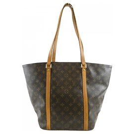 Bolsa de compras Louis Vuitton Monogram Marrom
