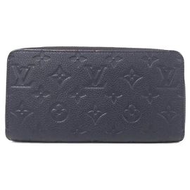 Louis Vuitton Monogram Empreinte Zippy Wallet Red