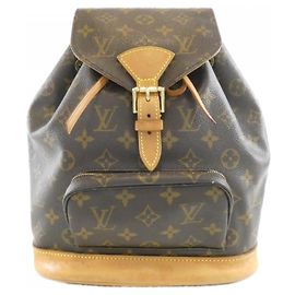 Louis Vuitton Monogram Montsouris MM Backpack Brown
