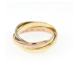 Anel Cartier Trinity em ouro rosa branco e amarelo Outro