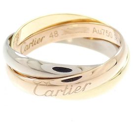 Bague Cartier Trinity en or rose blanc et jaune 18K Autre