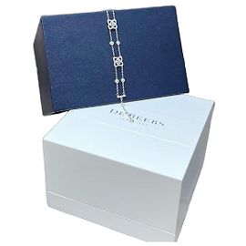 De Beers Diamantarmband Silber