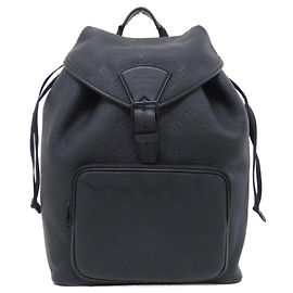 Louis Vuitton Taurillon Monogram Montsouris Backpack Black
