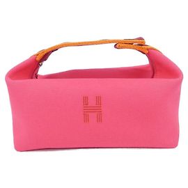 Hermès Pochette borsa Hermes Bride à Black PM Rosa