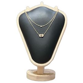 Colar de corrente dupla Chance Infinie em ouro rosa 18K e diamantes FRED Rosa