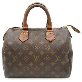 Louis Vuitton Monogram Speedy 25 Handtasche Braun