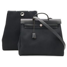Hermès Hermes Herbag MM Handbag Black