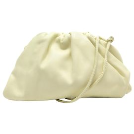 NEUE BOTTEGA VENETA MINI POUCH GELB LEDER SCHULTERTASCHE Gelb