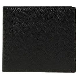Thom Browne Pebble Grain Bi-fold Wallet Black